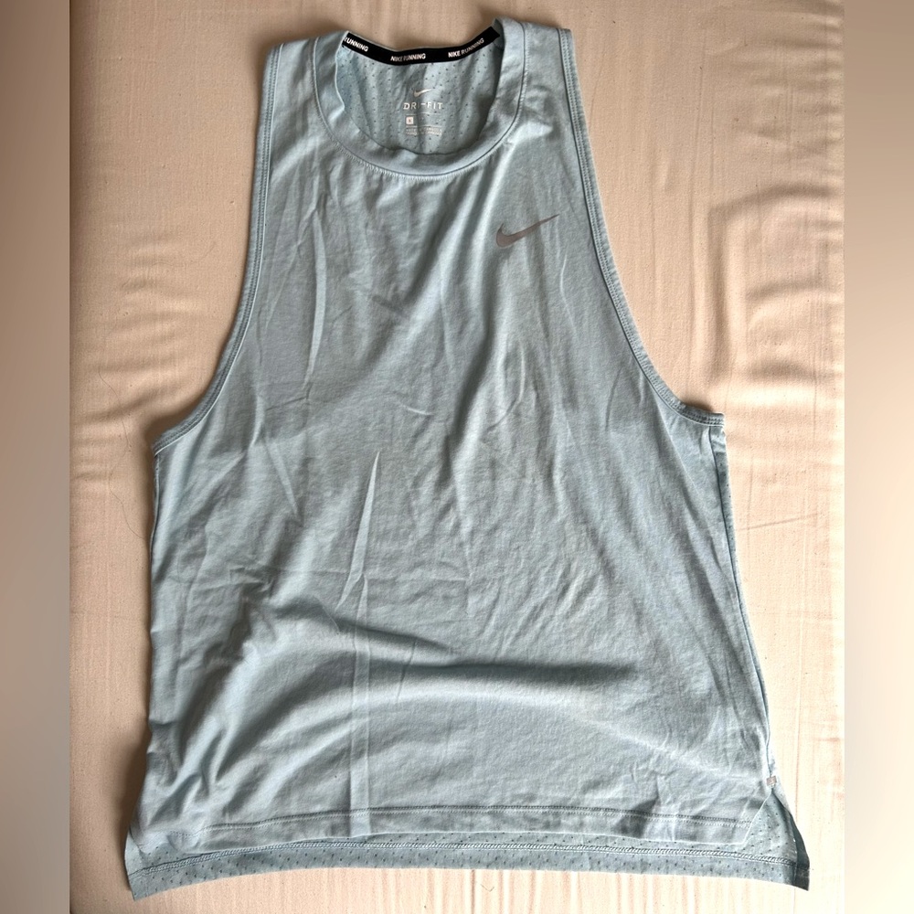 Nike athletic tank light blue size small